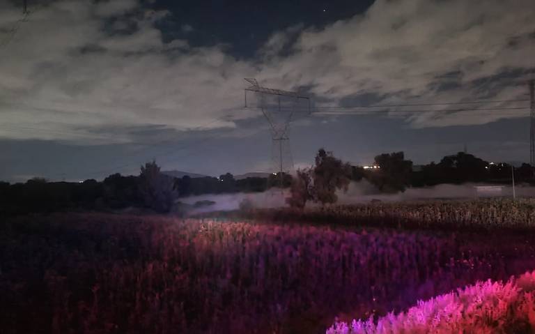 Fuga en ducto de gas de Pemex provoco cierre y caos vial de la México - Puebla