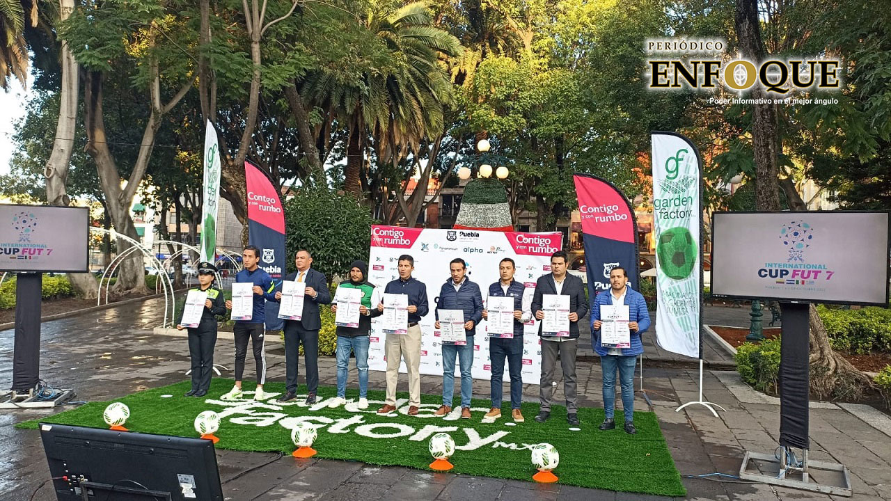 Anuncia Eduardo Rivera la International Cup de Futbol Siete 