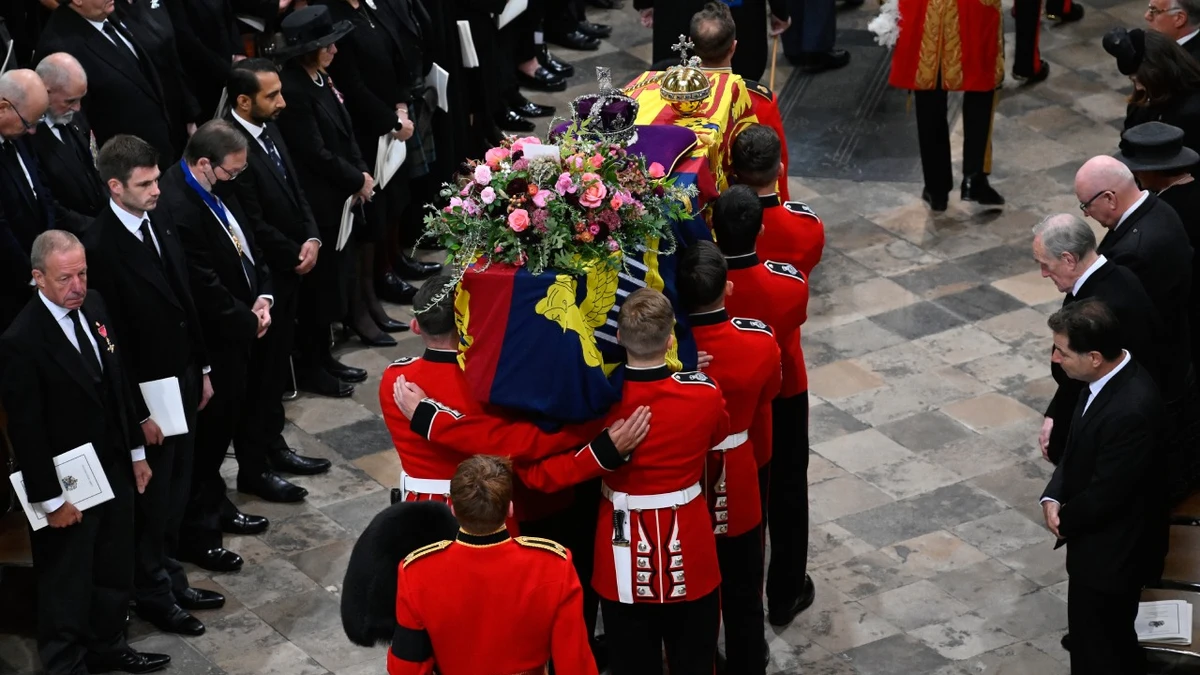 Concluye funeral de Estado por Isabel II en el Reino Unido