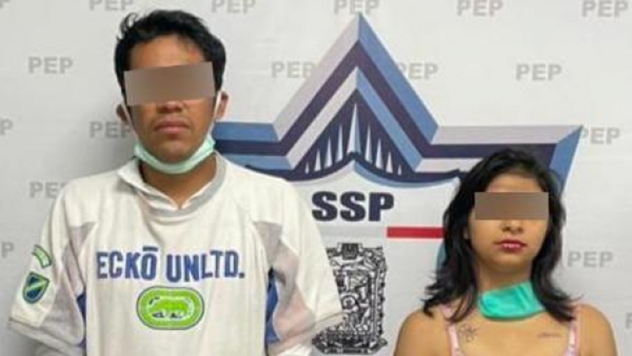 Detienen a dos presuntos narcovendedores en San Pedro Cholula