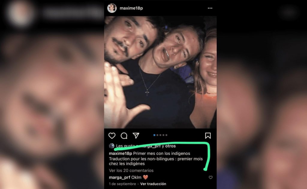 Expulsan de México a francés que llamó indígenas a sus compañeros y usó la bandera mexicana en el baño