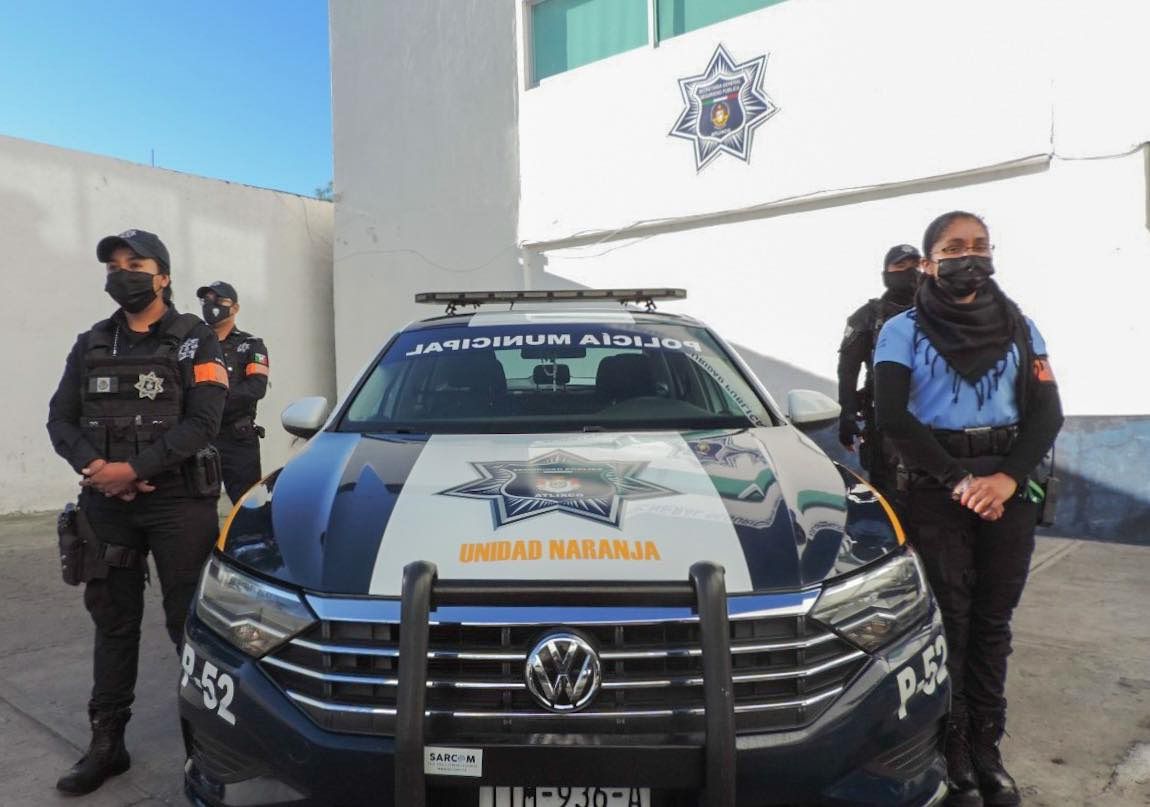 Unidad Naranja en Atlixco continúa dando seguimiento a denuncias y llamadas de auxilio en atención a las atlixquenses