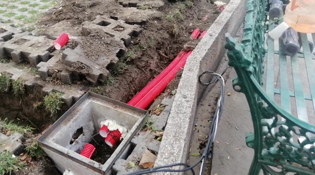Preparan iluminación monumental y ambiental en el zócalo de la ciudad sagrada 