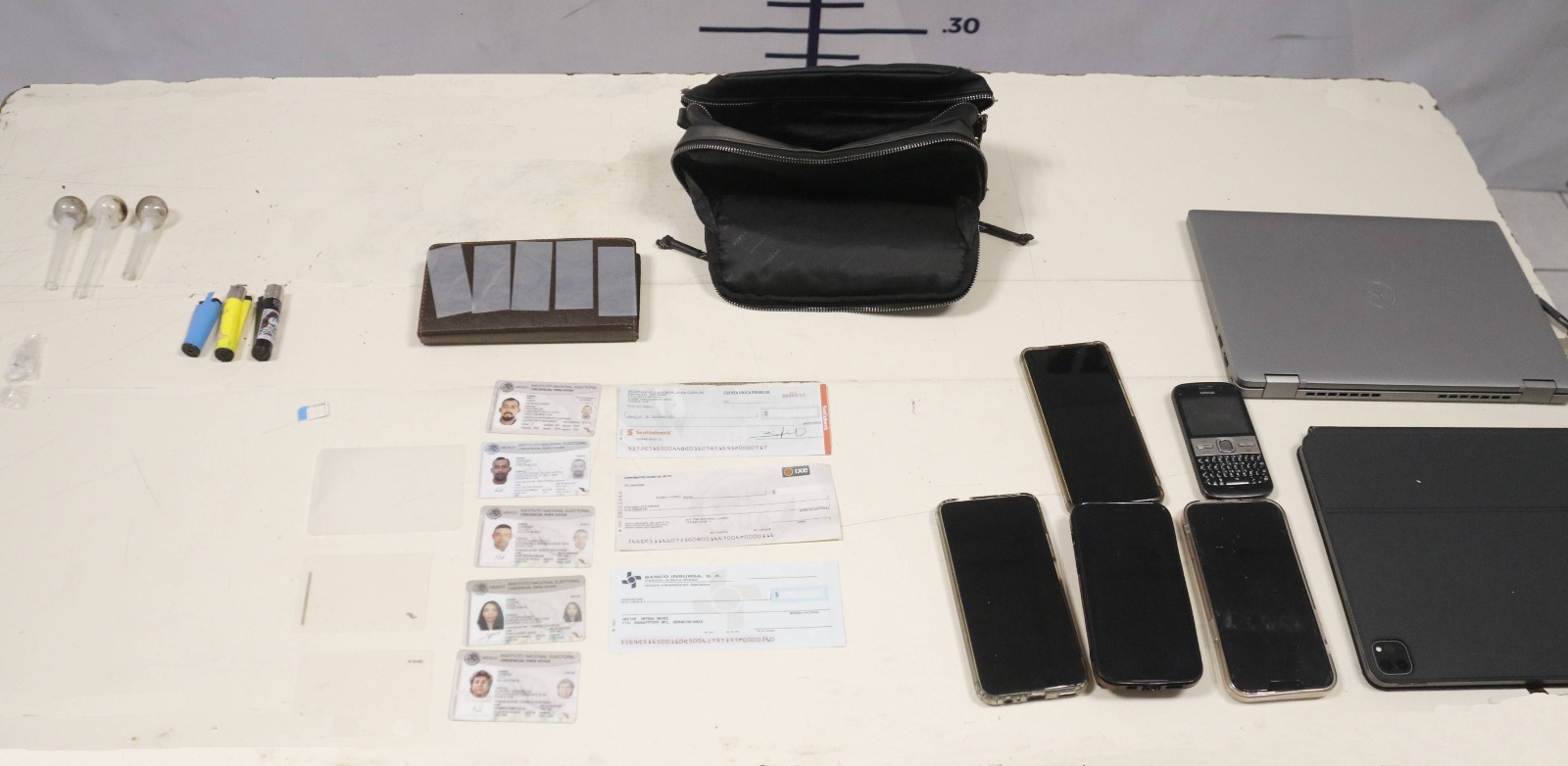 Asegura policía de San Andrés Cholula a tres integrantes de "Los Santos"