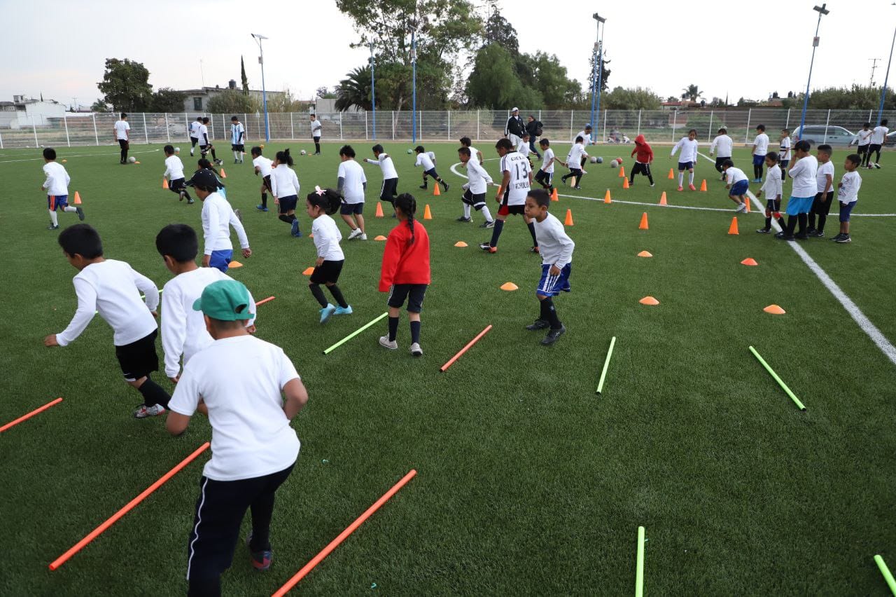 Relanza ayuntamiento de San Andrés Cholula, escuelas de iniciación deportiva