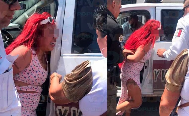 Mujer choca a 6 autos e intenta huir sin importar abandonar a sus hijos en medio del accidente (Vídeo)
