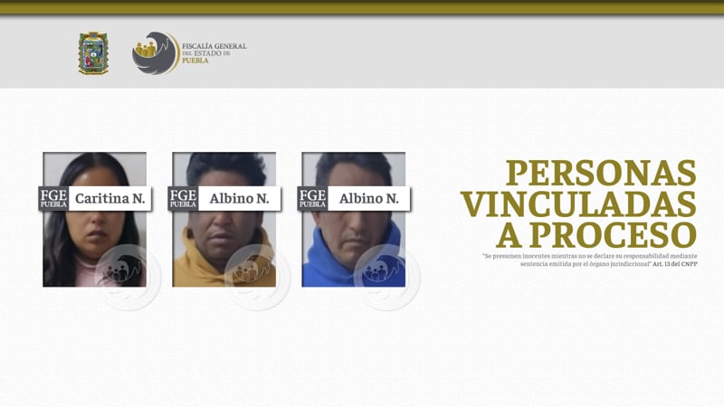 Sujetos son enviados a prisión por privar de la libertad a una persona en Amozoc