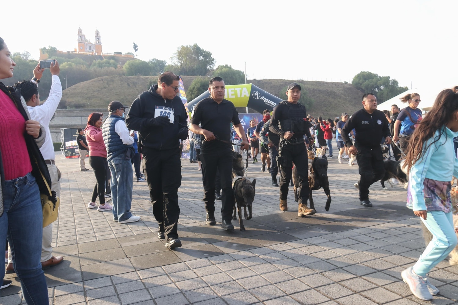 Un éxito primera edición “Canicross 2023” efectuada en San Pedro Cholula