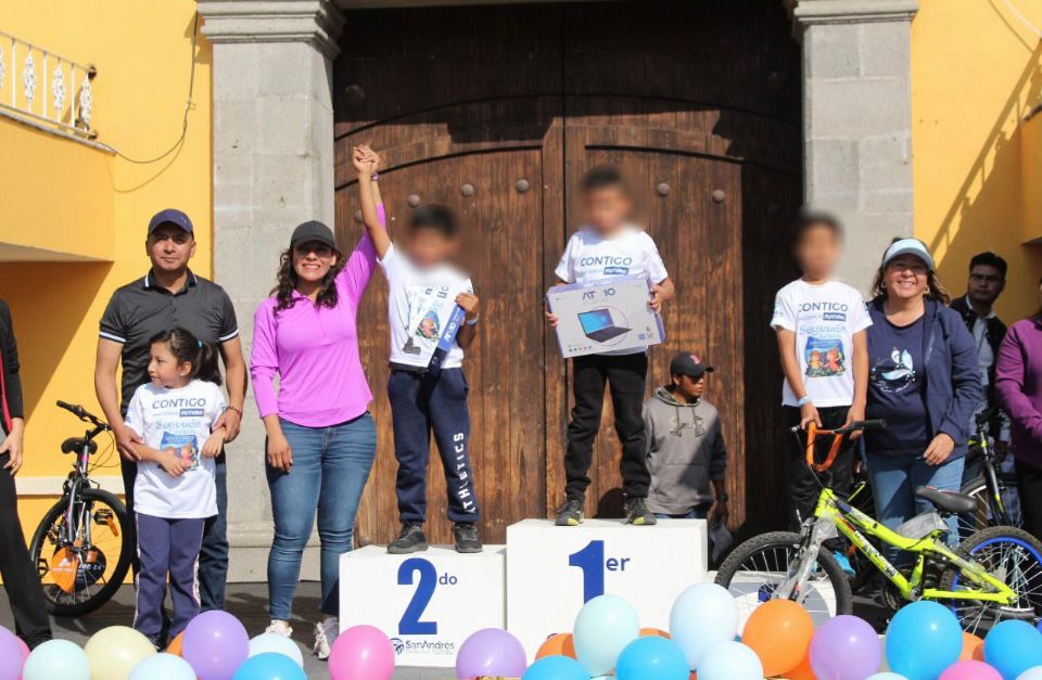 DIF de San Andrés Cholula lleva a cabo la segunda edición de la carrera “Niñas y Niños Hacia el Futuro”