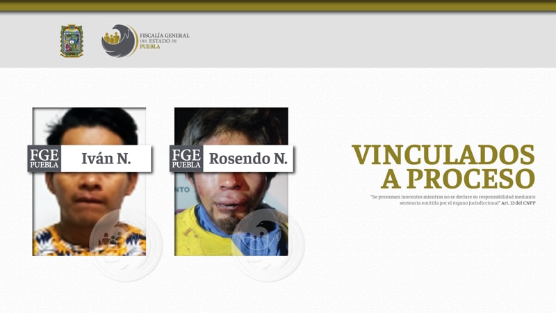 Iván N. y Rosendo N. son enviados por cometer abuso sexual en contra de menores en Tehuacán
