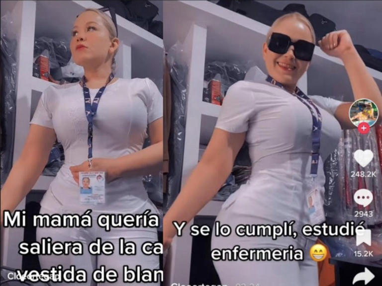 Enfermera "buchona" conquista las redes con su gusto por los Tucanes de Tijuana (Vídeo)