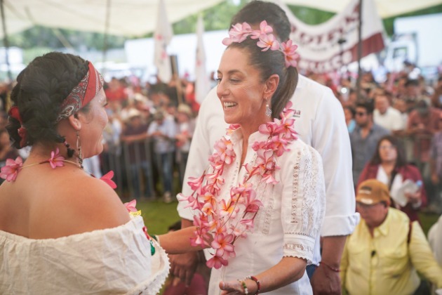 Desde Puebla, Claudia Sheinbaum pide unidad entre aspirantes a la presidencia