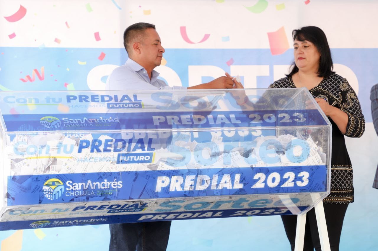 Encabeza Mundo Tlatehui el Sorteo Predial 2023