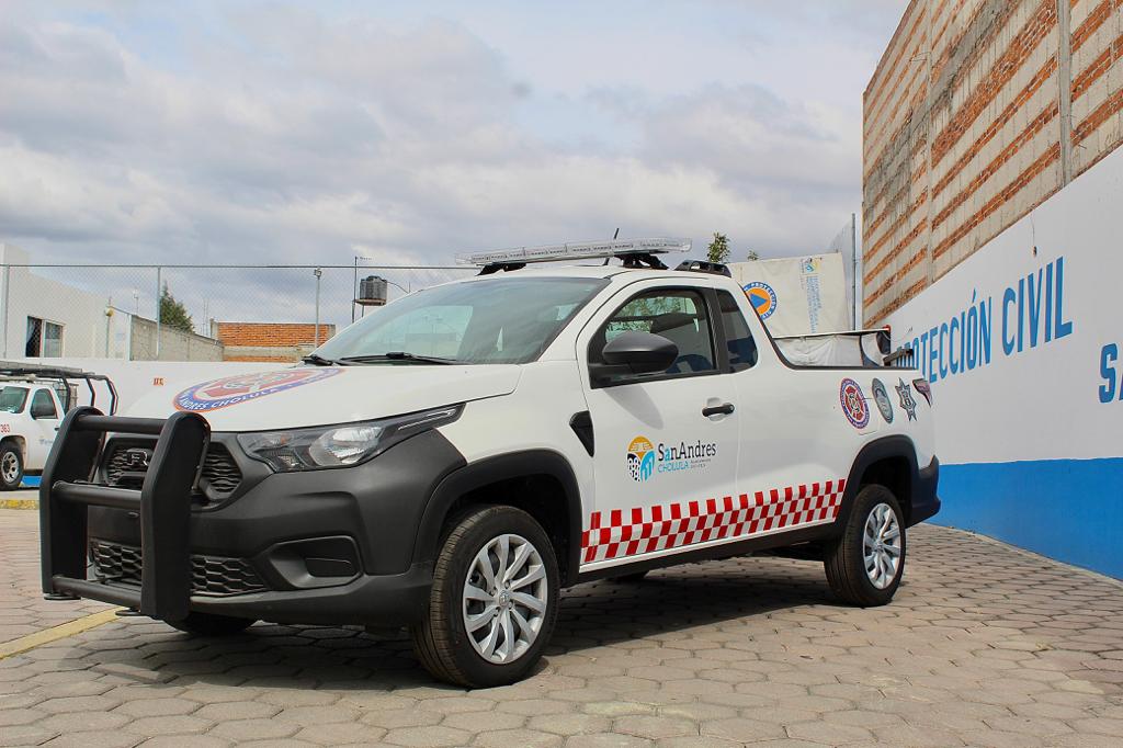Continúa el fortalecimiento de equipamiento vehicular para Protección Civil de San Andrés Cholula