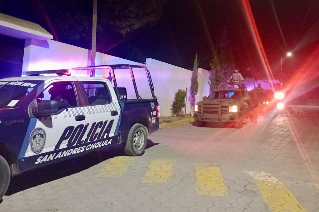 Refuerzan SEDENA y policía de San Andrés Cholula seguridad ante temporada decembrina 