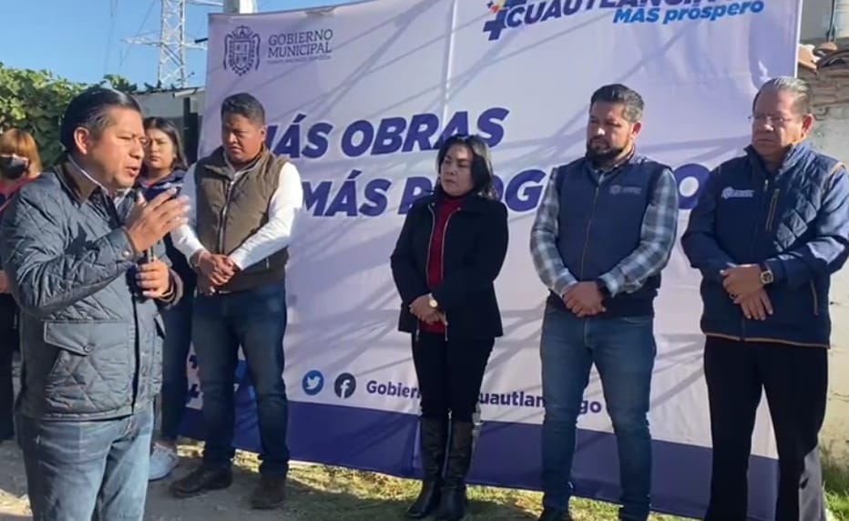 Inician obras en calle La Ciénega en Cuautlancingo: inversión 4.5 mdp