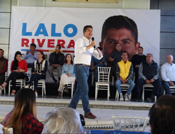Afirma Eduardo Rivera que su equipo de campaña incluirá a perfiles de la coalición que lo respalda