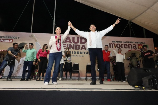 Claudia Sheinbaum inicia gira en Puebla rumbo a la presidencia