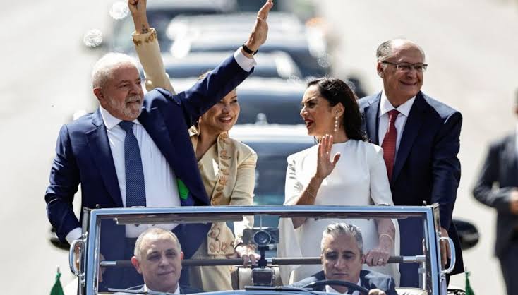 Jura Lula da Silva como presidente de Brasil