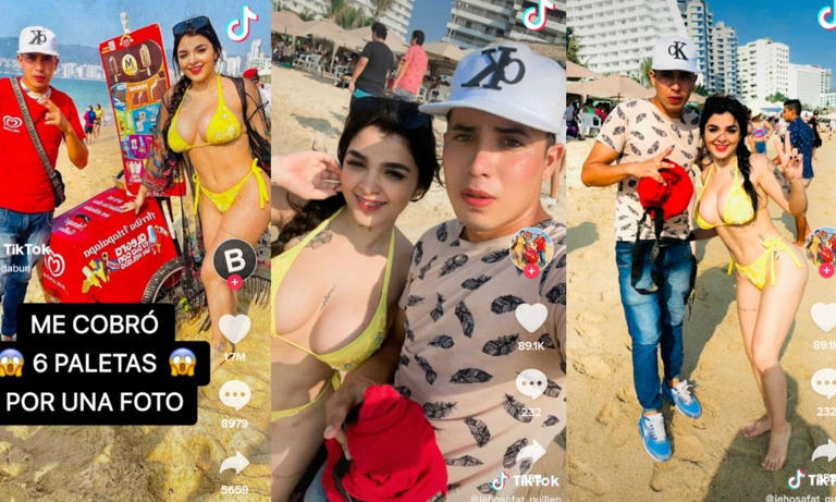 "Suerte nivel": Vendedor encuentra a Karely Ruiz y le da paletas a cambio de foto y se hace viral (Vídeo)