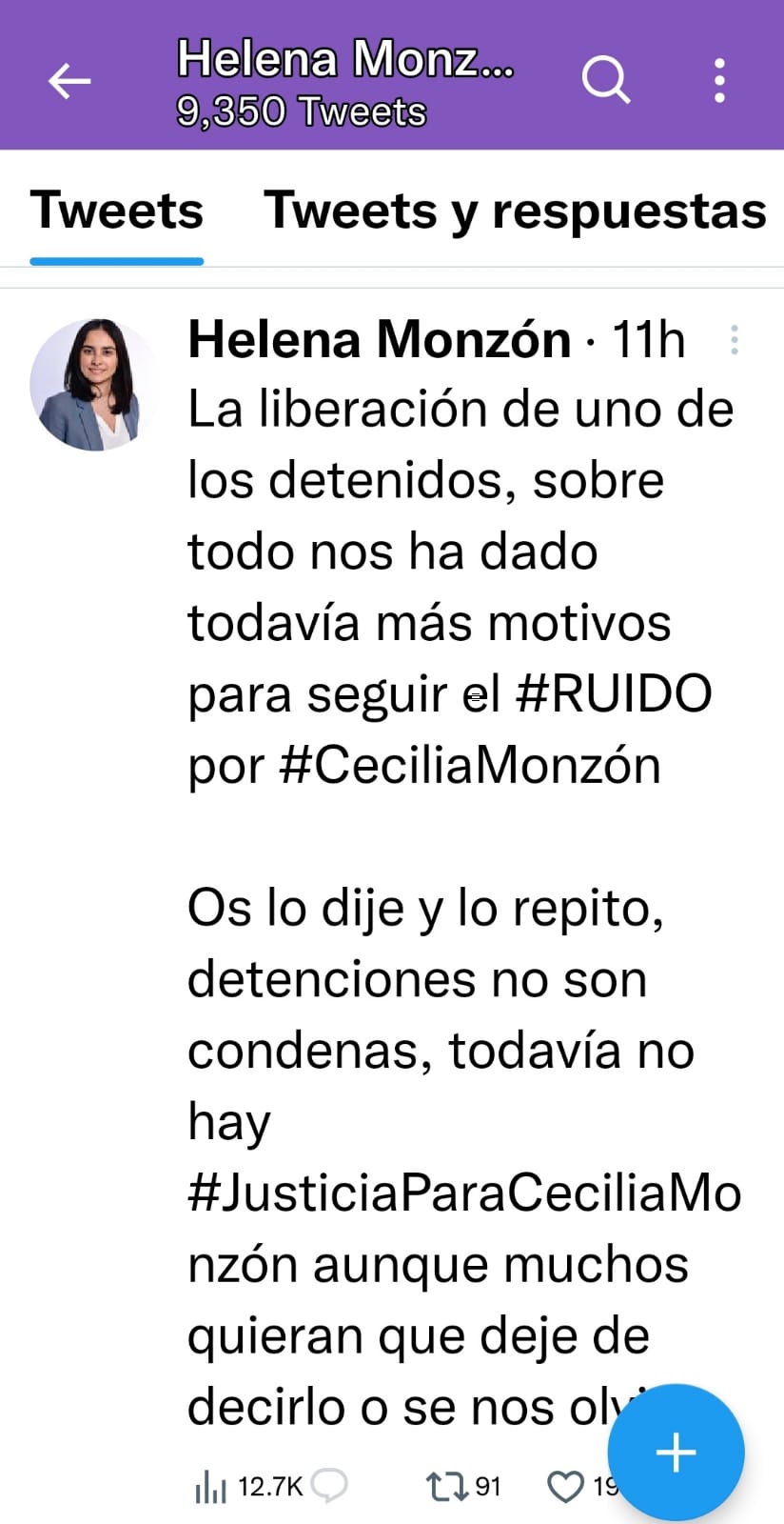A ocho meses, un liberado y cero sentencias: Helena Monzón