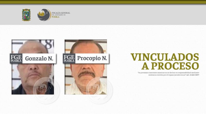 Procopio N. y Gonzalo N. son enviados a prisión por el asesinato de un hombre en Huauchinango