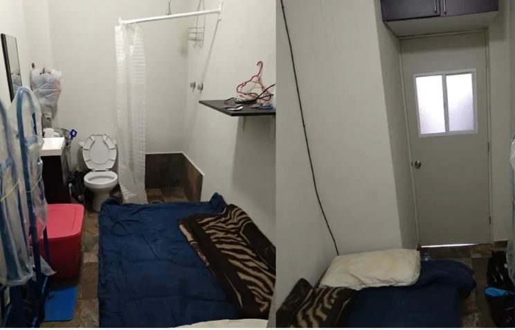 "Donde dormía Harry Potter estaba mejor": Rentan baño como si fuera   mini Loft y se vuelve viral