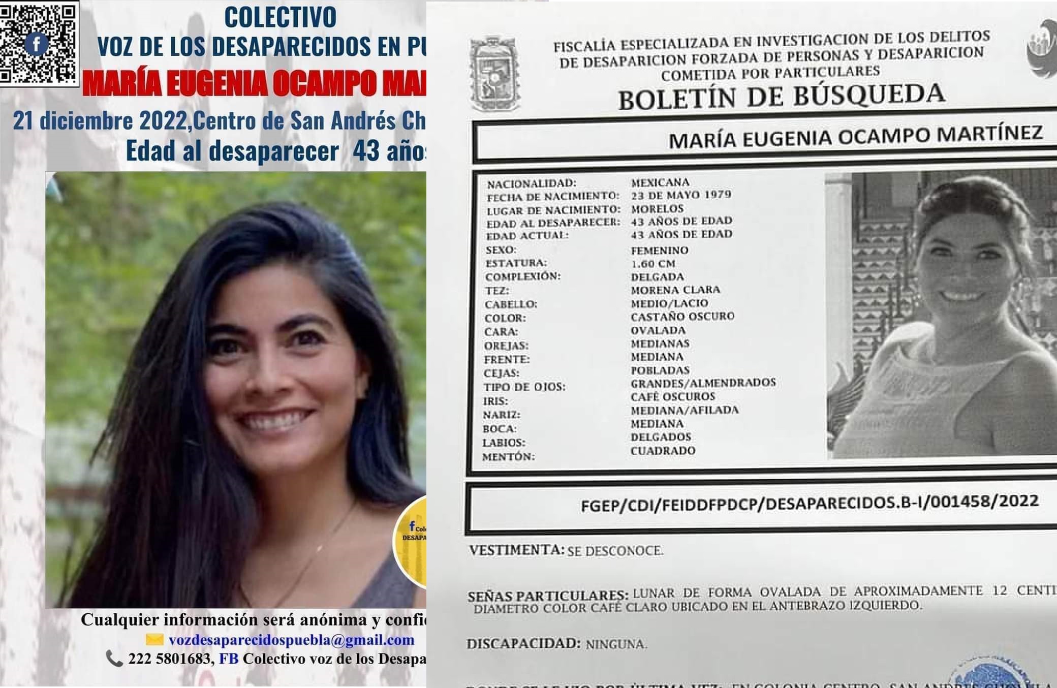 Hallan cuerpo de una mujer en la Malinche, presumen podría tratarse de María Eugenia Ocampo 