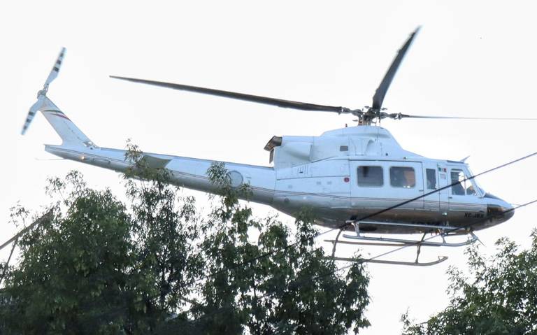 Salen convoy y helicóptero de la FEMDO; se presume el traslado de Ovidio Guzmán a penal de 'Almoloya'