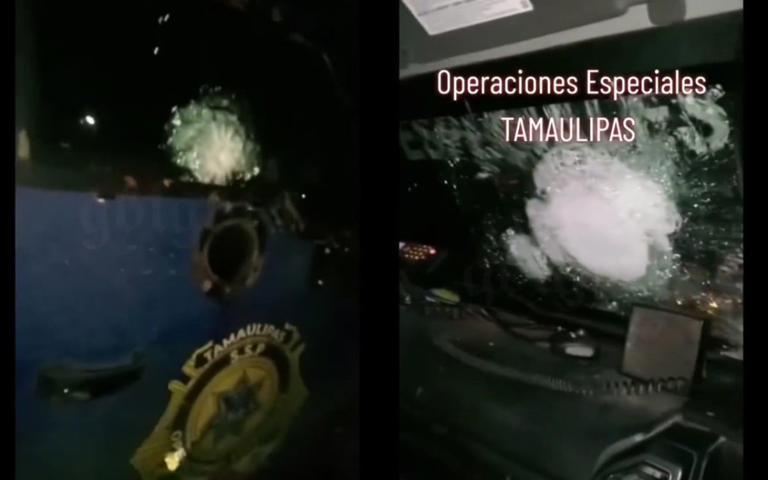 Policía narra y muestra como fue que sobrevivió a ataque con fusil calibre 50 durante ataque (Vídeo)