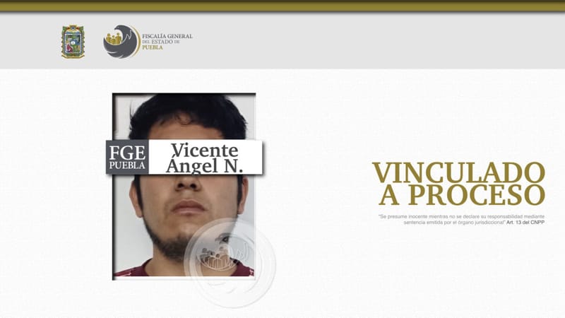 Vicente Ángel N. es enviado a prisión por el feminicidio de María Eugenia O.
