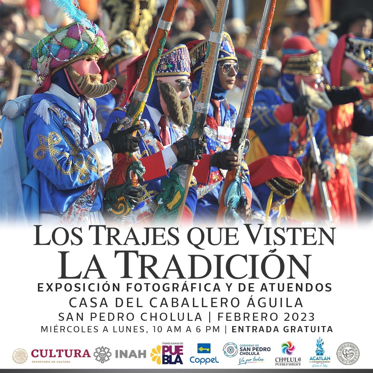 Paola Angon inaugura "los trajes que visten la tradición", en el marco del Carnaval 2023 