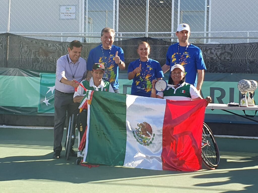 México ganó el tercer lugar en el Premundial de Para Tenis en Puebla 