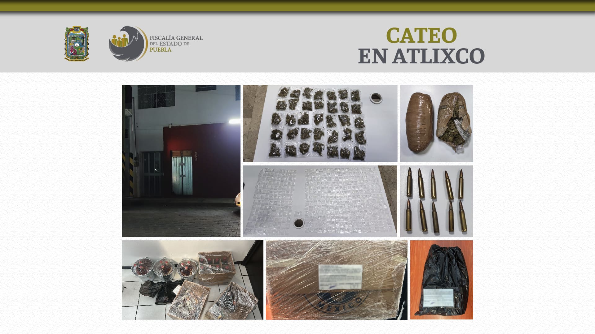 Al catear un centro nocturno de Atlixco, FGE aseguró a personas e indicios
