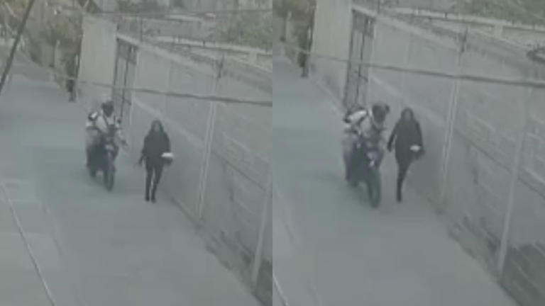 Cámara capta momento en que un repartidor "manosea" a una mujer mientras camina, caso indigna (Vídeo)