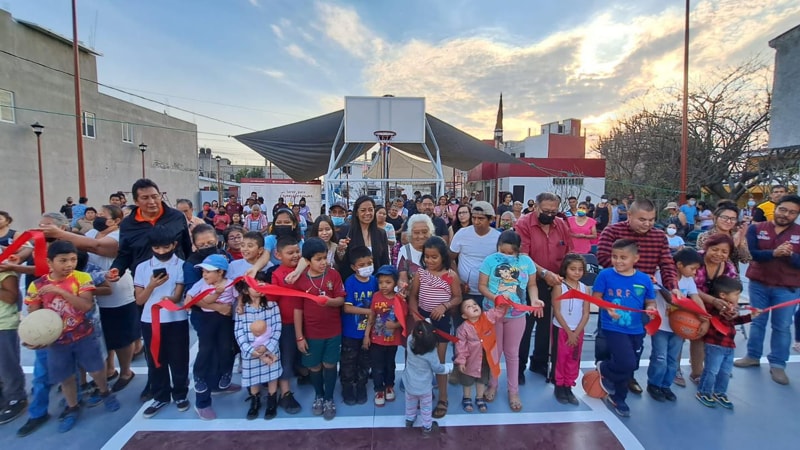 Ariadna Ayala crea nuevo espacio público en la colonia Benito Juárez en Atlixco