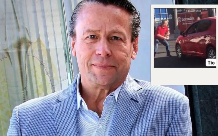 (VIDEO) Una más de Alfredo Adame: protagoniza pelea vial y termina herido