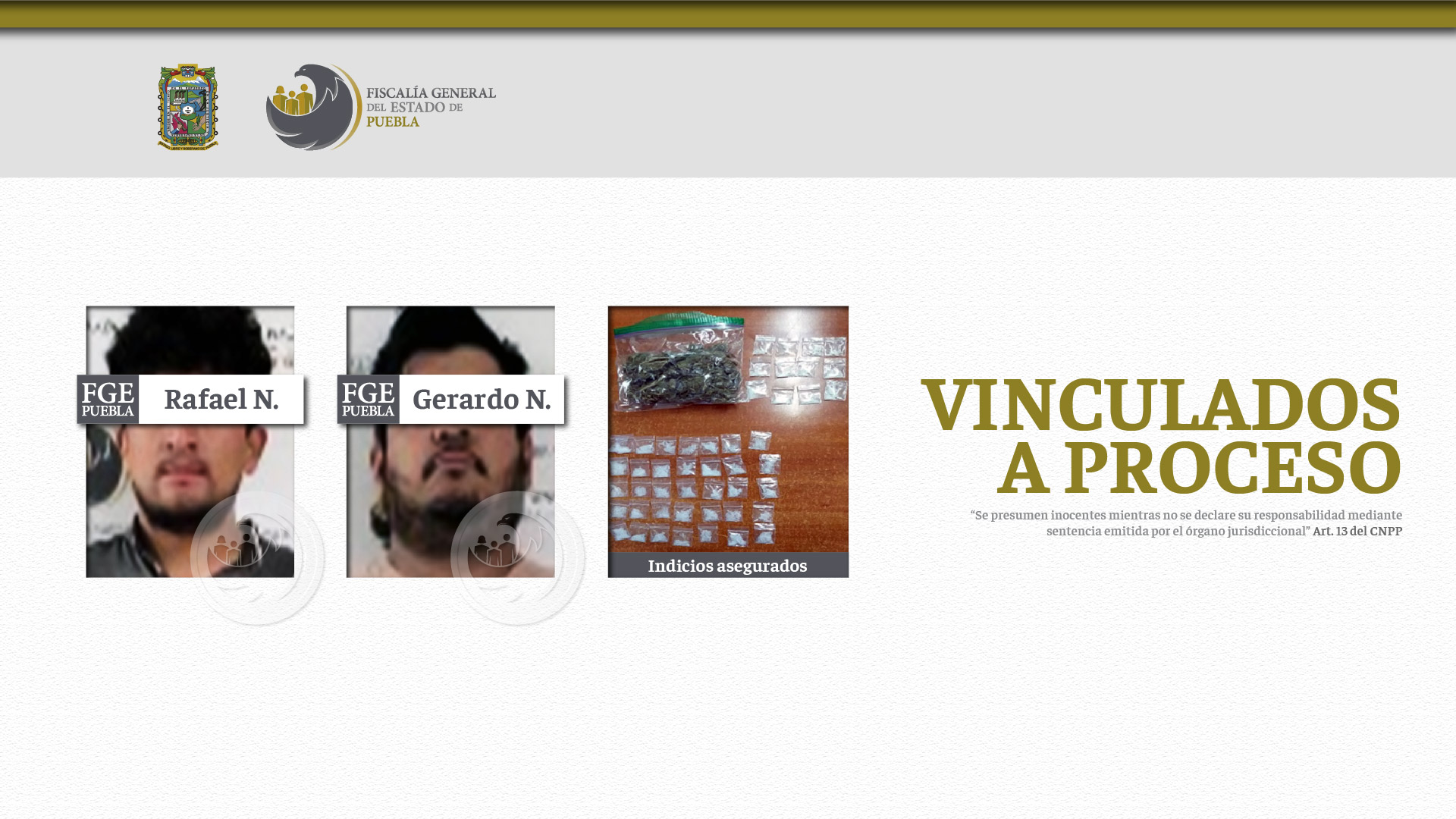 Vinculados por posesión de droga en la colonia Jorge Murad