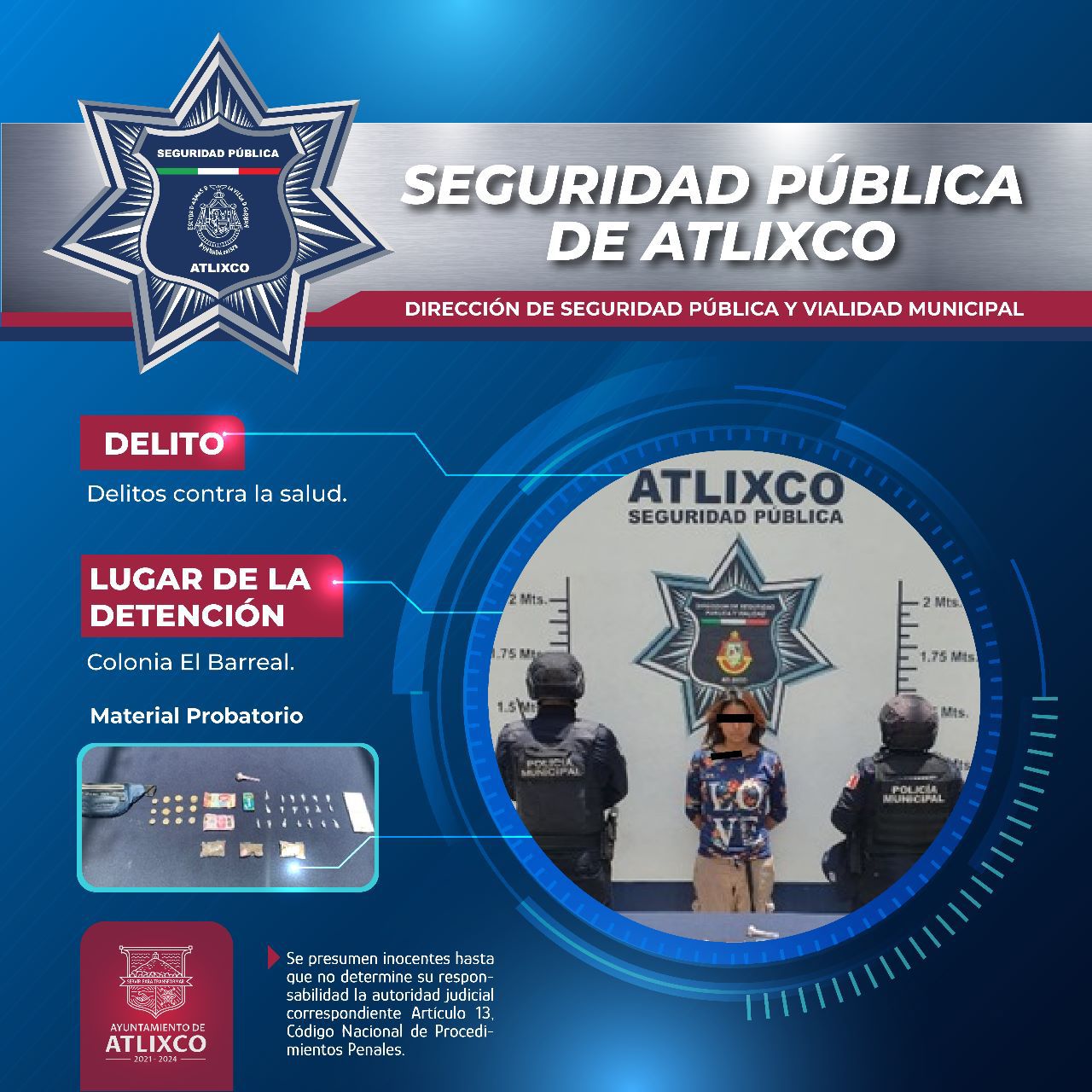 Detenida Atlixco