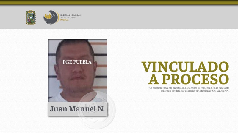 Juan Manuel N. es enviado a prisión por intento de homicidio en Huauchinango