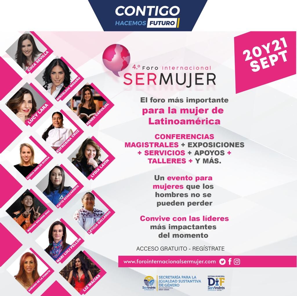 Guadalupe Cuautle presenta el “4º Foro Internacional SerMujer”
