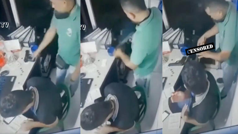 Hombre se dispara en la mano mientras manipulaba arma sin precaución (Vídeo)
