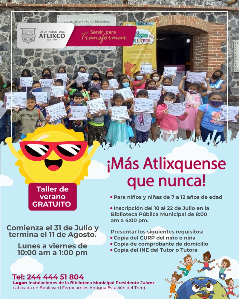 Taller de verano biblioteca