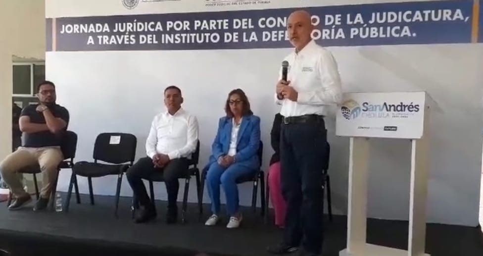 Retomará Instituto de la Defensoría Pública jornadas jurídicas gratuitasen San Andrés Cholula