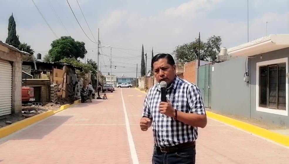 Inaugura Filomeno Sarmiento pavimentación de privada Reforma en colonia Nuevo León 