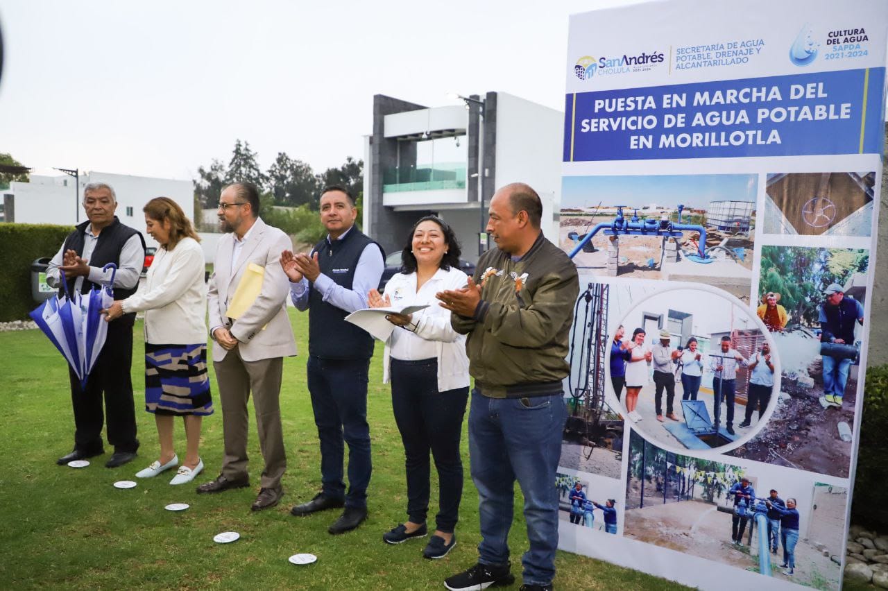 Otorga Ayuntamiento de San Andrés Cholula agua potable a 4 mil habitantes