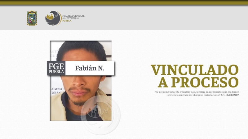 Fabián N. es enviadoa  prisión por el delito de violación; fue sorprendido por un familiar de la víctima