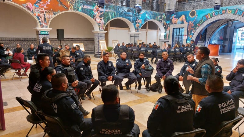 Gobierno de Atlixco capacita a policías en primeros auxilios psicológicos