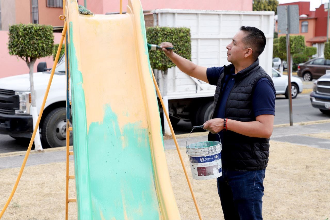 Realiza Ayuntamiento de San Andrés “Sábados de Faena en tu Fraccionamiento” en Villas de Atlixco