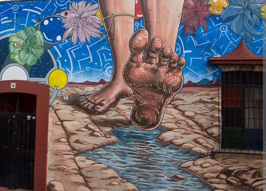 Con murales urbanos los Pueblos Originarios de San Andrés Cholula alzan la voz